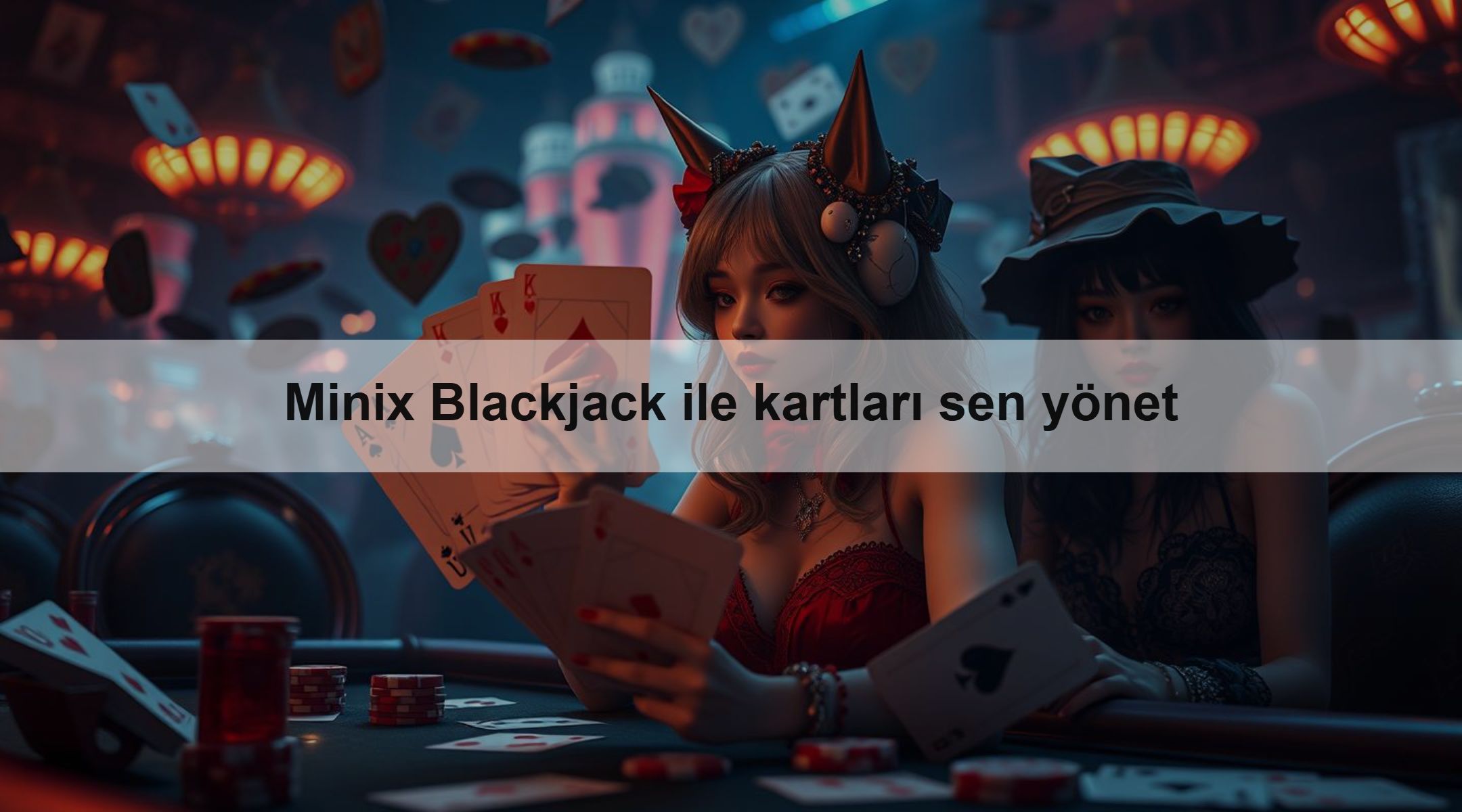 Minix Blackjack ile kartları sen yönet